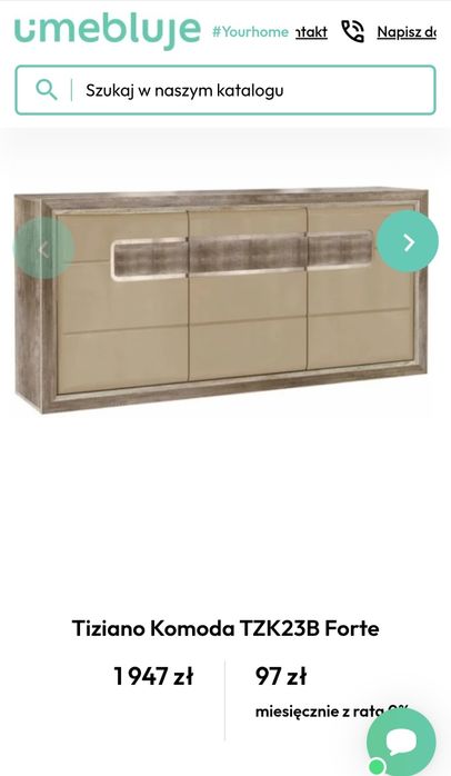 Komoda Tiziano stan jak nowa stół