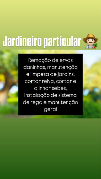 Jardineiro particular