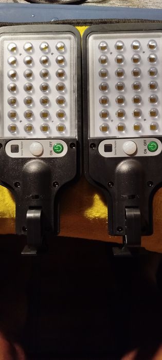 Lampy solarne sensor street komplet gratis wysyłka