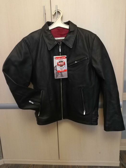 Куртка кожанная новая бундес размер xL