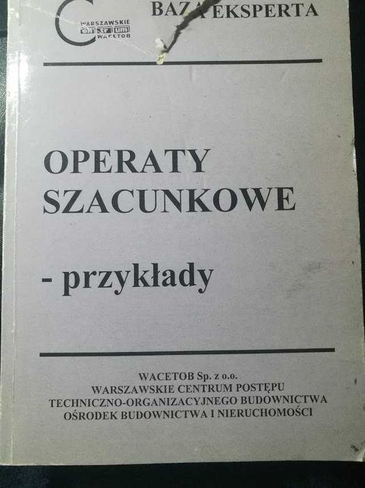 Operat szcunkowy ksiażki
