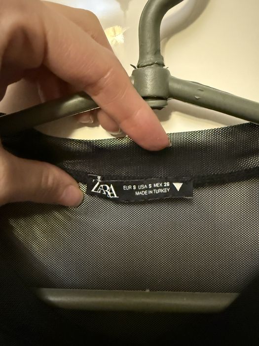 Прозора кофта лонг сітка zara