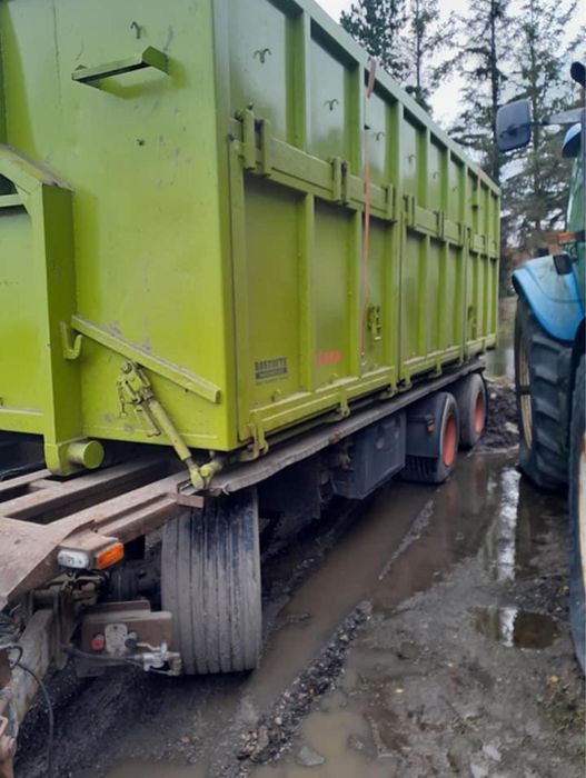 Przyczepa kontenerowa 3 stronny wywrot