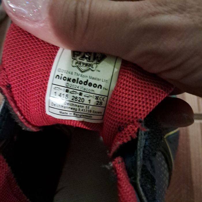 Buty dla chłopca, Psi patrol, r. 28