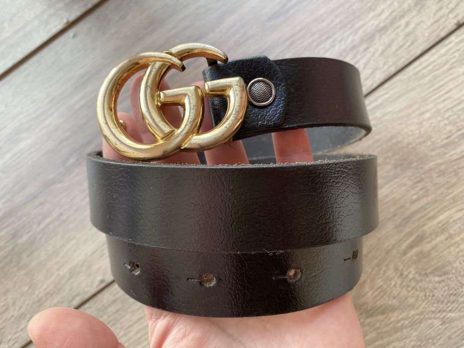 Діночий шкіряний ремінь Gucci оригінал!