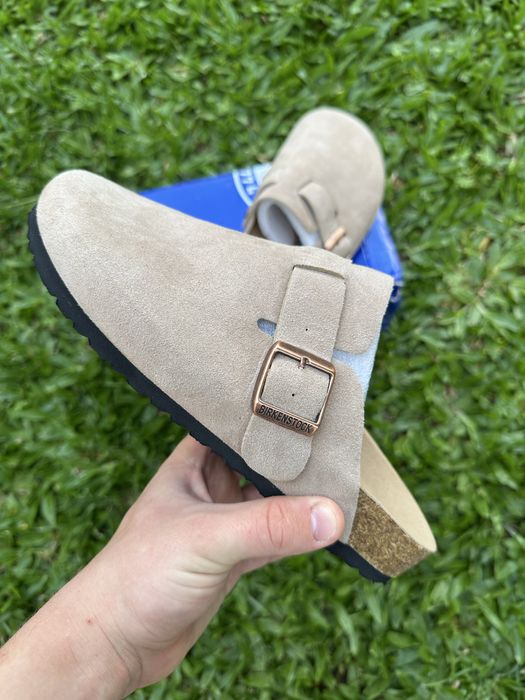 Birkenstock Boston Taupe (Bege) Camurça | Tam. 39