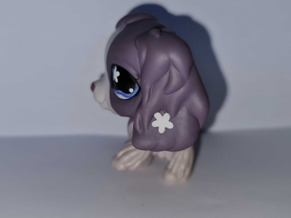 LPS #672 B LITTLEST PETSHOP ORIGINAL AUTHENTIC CHIEN EPAGNEUL