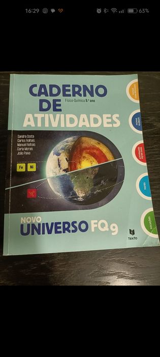 Cadernos de atividades 9⁹ ano