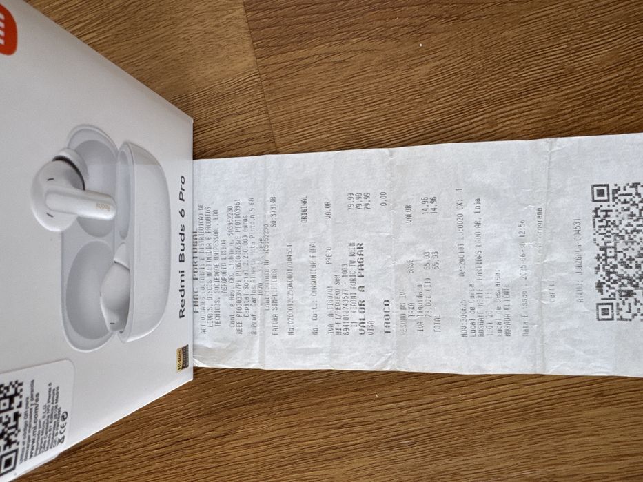 Redmi Buds 6 Pro como novos