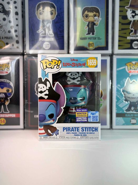 Оригінальна колекційна фігурка Funko Pop 1659 Pirate Stitch Стітч Пірат Lilo & Stitch Ліло Ексклюзив Фанко Поп Дісней Статуетка Подарунок
