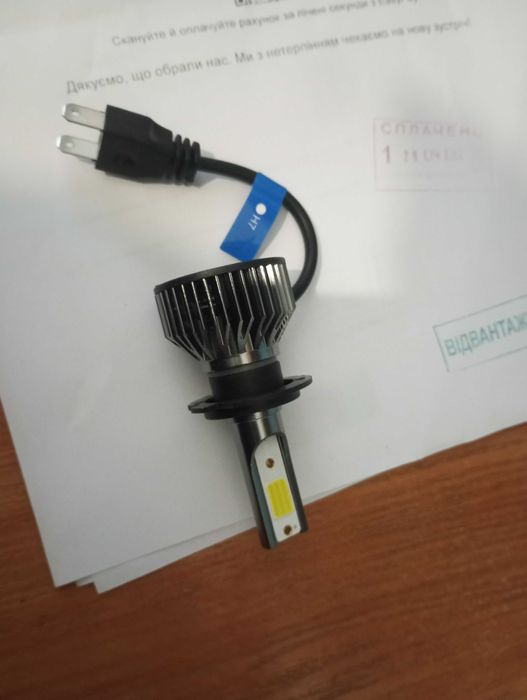 Світлодіодна автомобільна лампа Roadsun H7/h4 6000 K комплект 2\1 шт