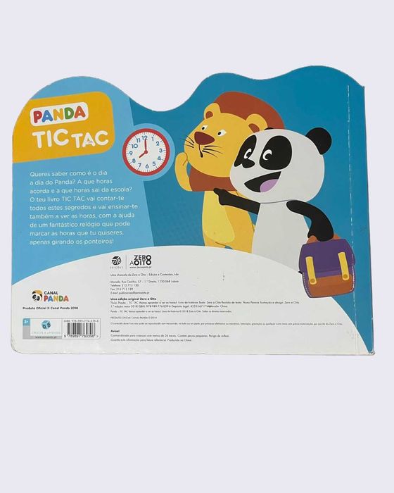 Panda - TIC TAC - Vamos Aprender a ver as Horas!