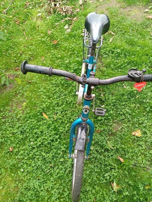 Rower rowerek niebieski dla dziecka 7 8 9 10 latka