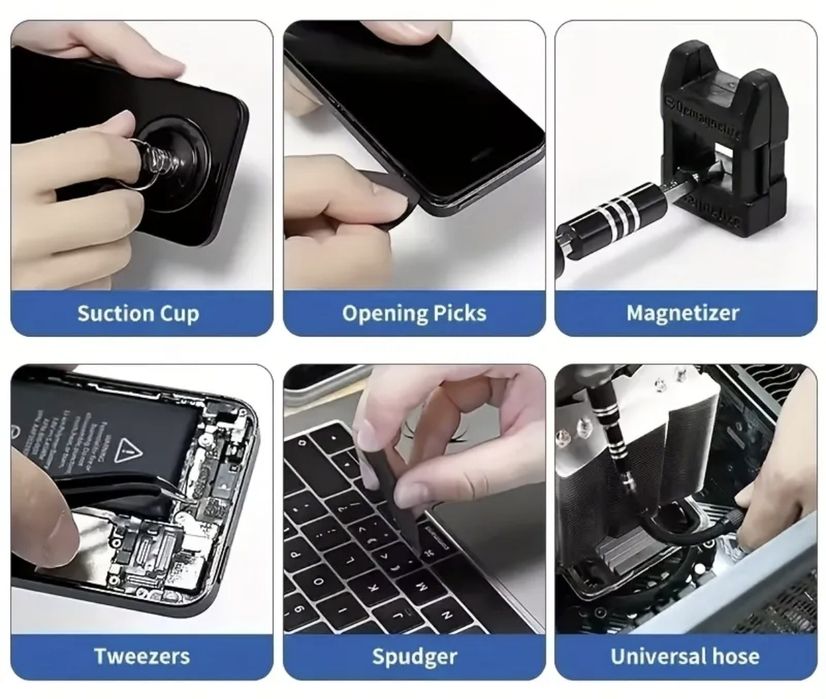 Набор прецизионных отверток 115в1 - Идеальный инструмент для ремонта!