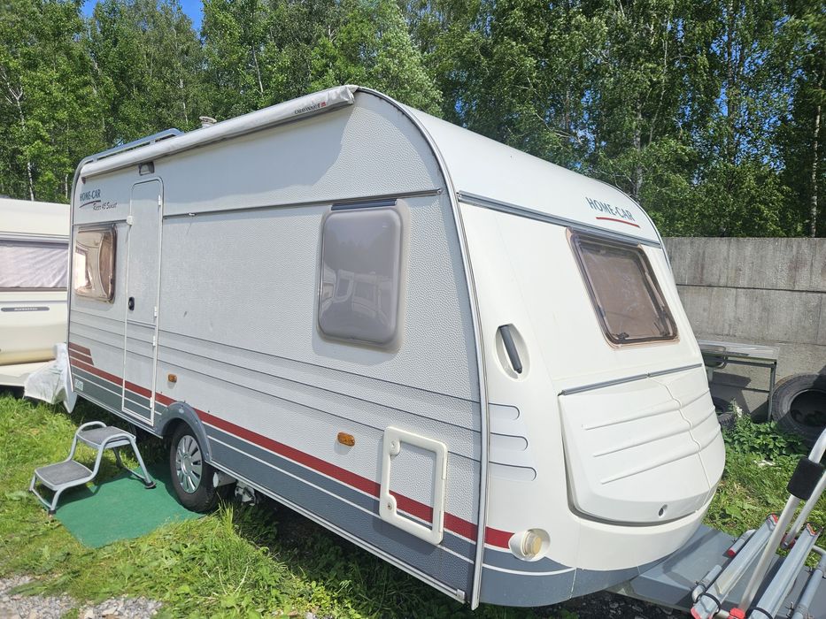 Przyczepa kempingowa Home-Car z 2002r mover markiza Zarejestrowana w ŁADNA!!!