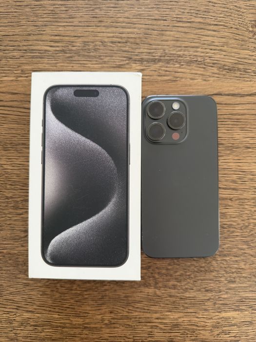 IPhone 15 Pro 256GB black titanium