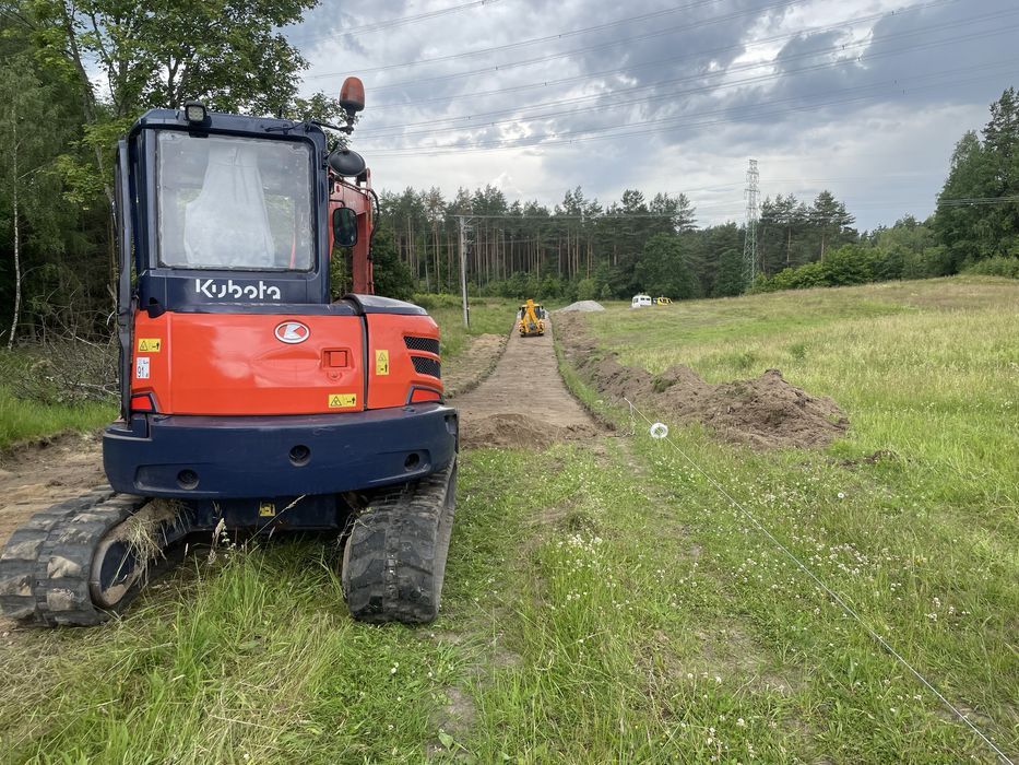 Koparka, minikoparka, Hds, wywrotka, ziemie, piasek , kruszywo