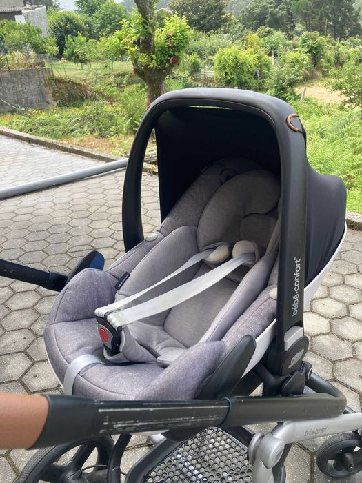 Carrinho Maxi Cosi Lila - Carrinho de passeio + alcofa + porta-bebés