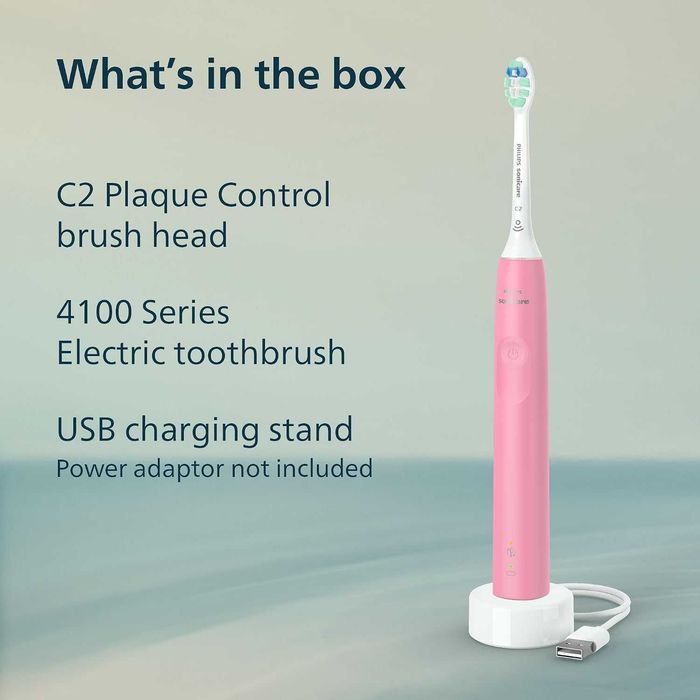 Електрична зубна щітка Philips Sonicare 4100 Pink | Original | NEW
