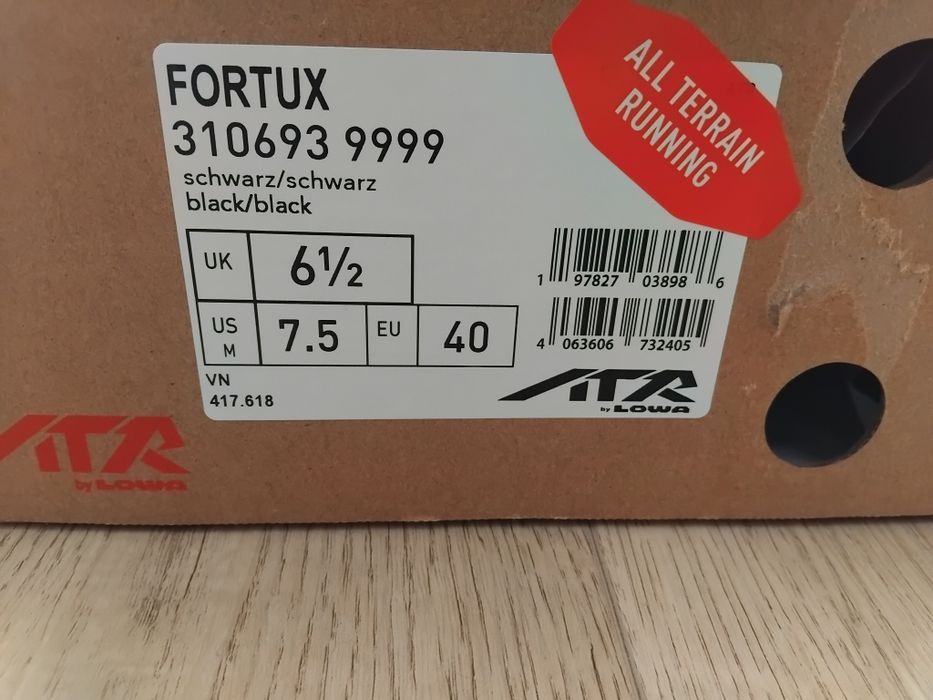 Buty biegowe Lowa Fortux - rozmiar 40 NOWE