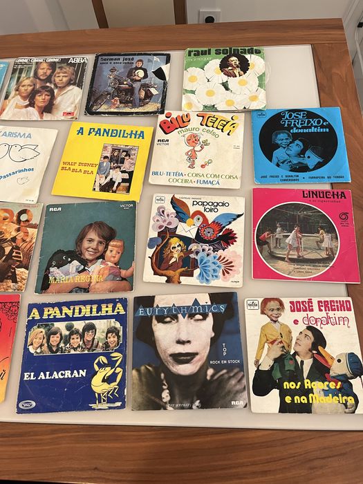 Discos de vinil anos 70/80/90