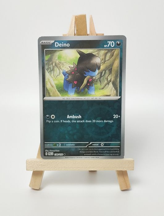 Deino 138/193 reverse holo karta Pokemon Paldea Evolved