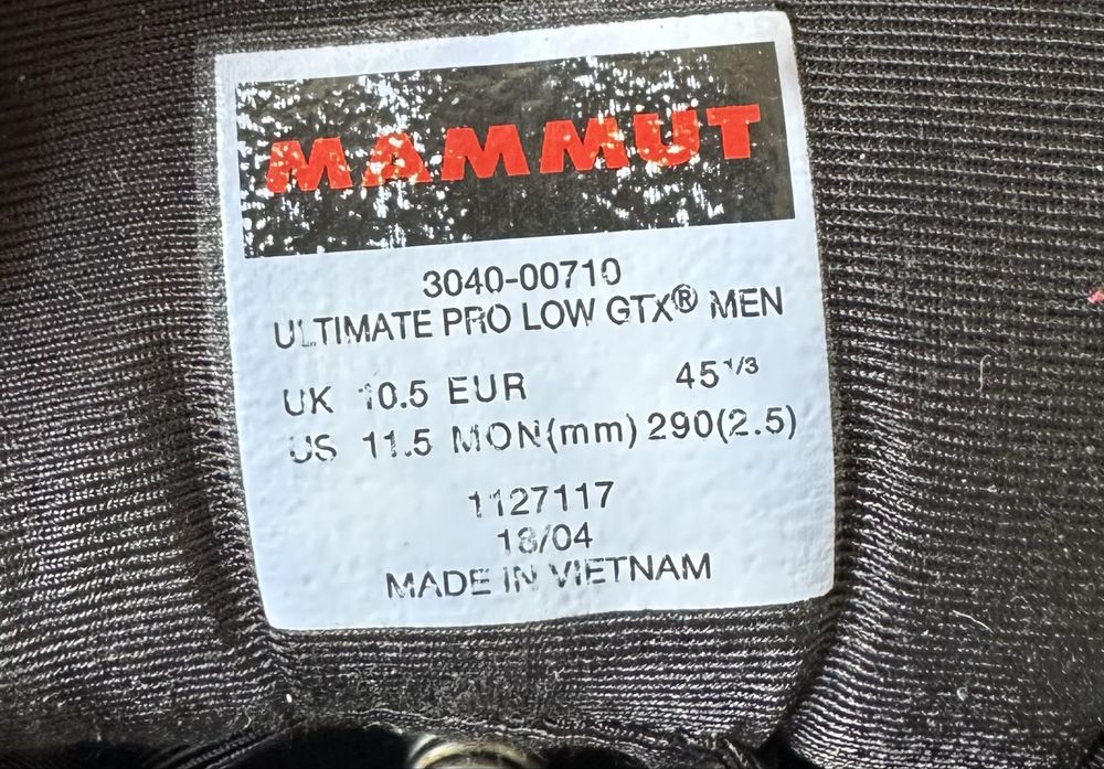 Mammut Ultimate Pro Low GTX Gore-tex