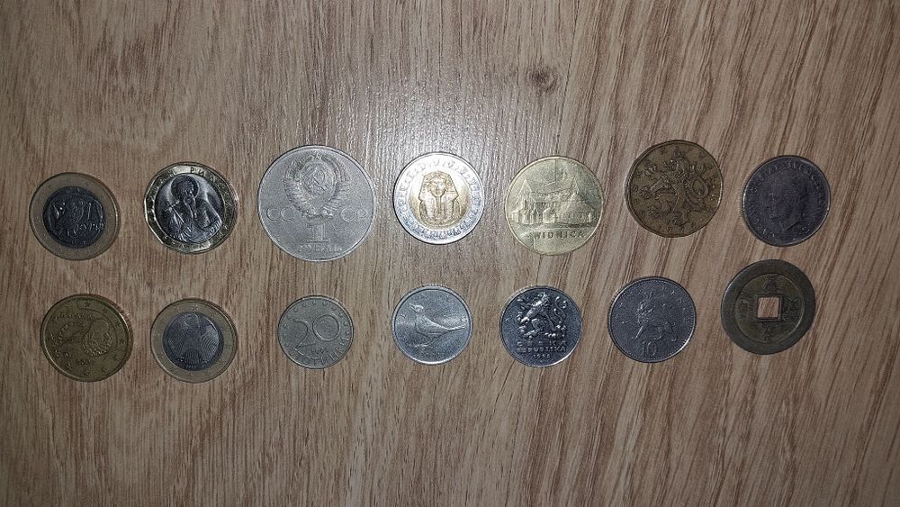 Монети Єгипет, Європа, Китай