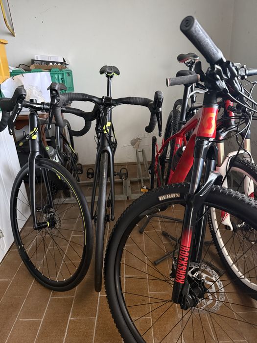 Bicicletas de estrads e btt