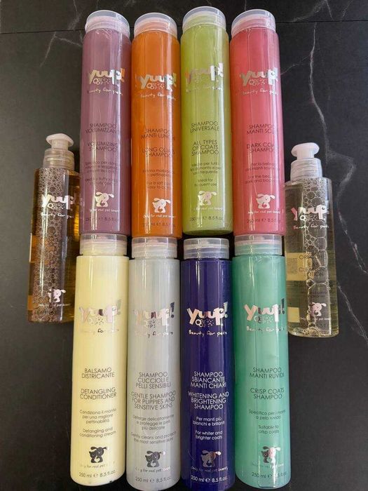 Професійна італійська косметика для собак та котів Yuup! та засоби TropiClean