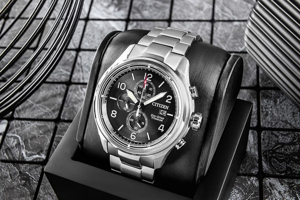 zegarek męski citizen super titanium eco-drive ca0810-88e + box