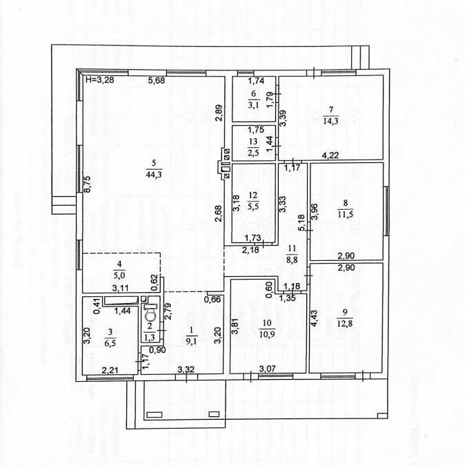 Одноповерховий будинок з ремонтом Лісова Буча, вул. Котляревського