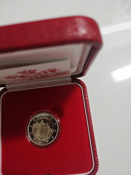 Moeda proof 2€ Mónaco 2025
