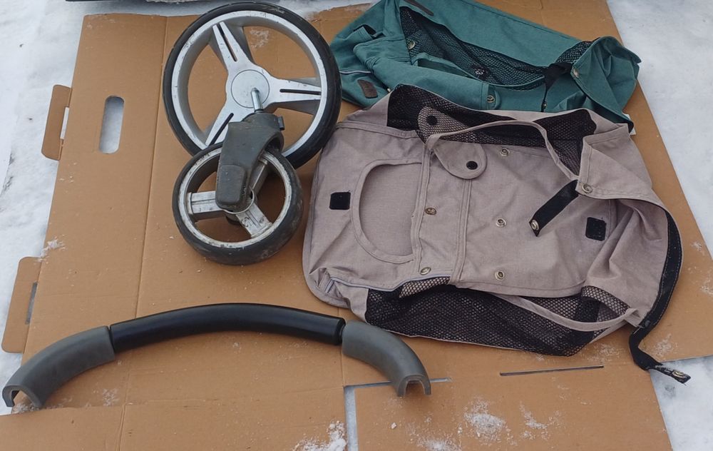 Carello Vista бампер,колеса,корзини,до коляски Віста