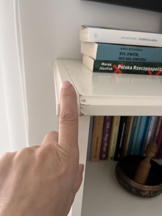 Ikea regał Birkeland biały