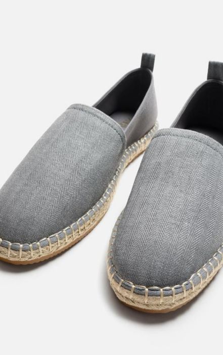 Zara новые  хлопковые эспадрильи