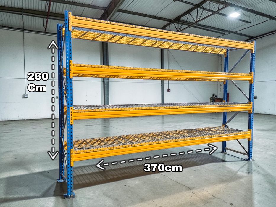 Fv Regały gł. 80cm  magazynowe paletowe półkowe przemysłowe  jungheinr