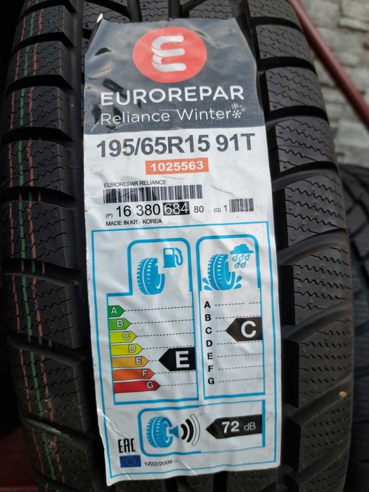 4 Opony NOWE zimowe 195/65 R15 Eurorepar Montaż i wyważanie Gratis!