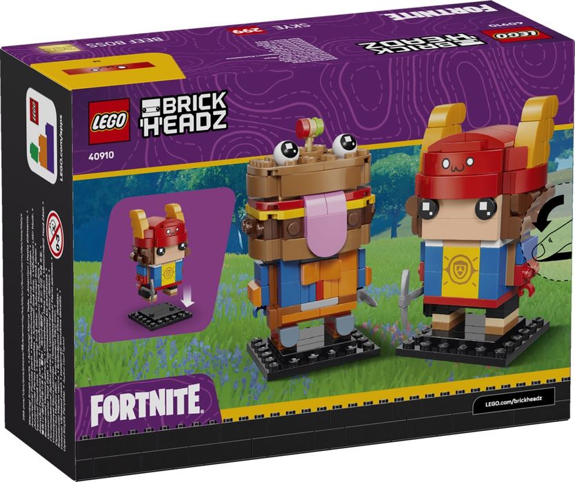 LEGO® Fortnite 40910 Beef Boss & Skye brick Headz (Колекційні фігурки)