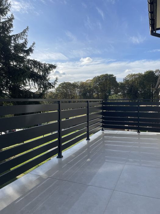 Balustrada balkonowa aluminiowa