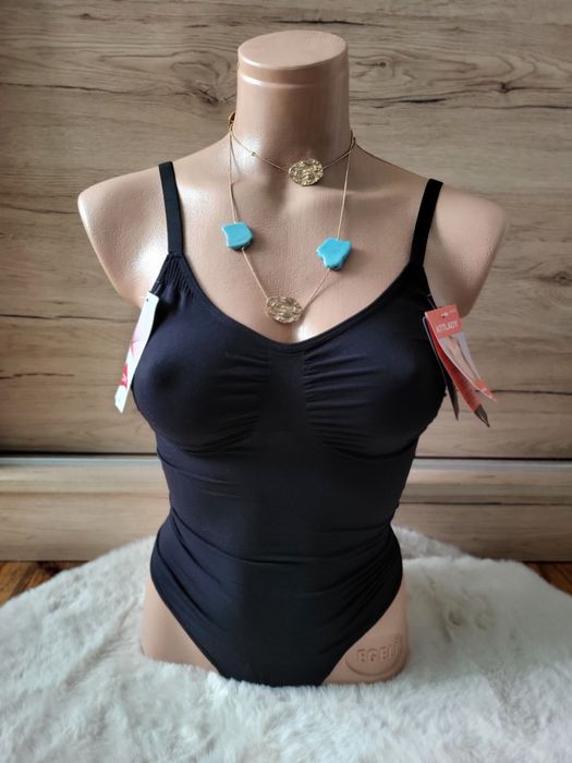 Czarne body modelujące bezszwowe xxs/xs nowe Attlady