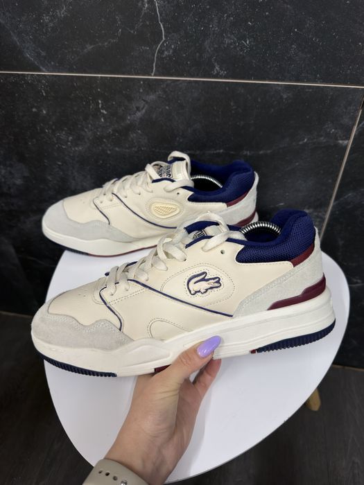 Оригінальні чоловічі кросівки Lacoste Lineshot White/Beige 747SMA0062.042