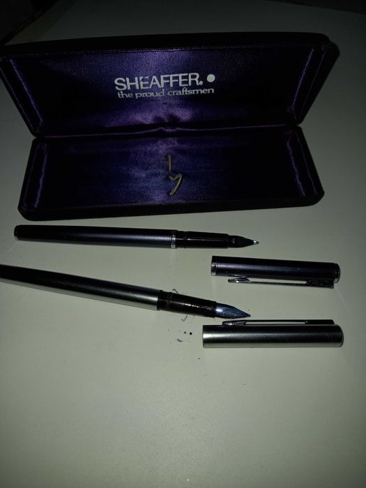 2 canetas antigas de aparo - Sheaffer