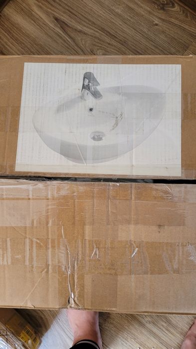 Nowa umywalka nablatowa