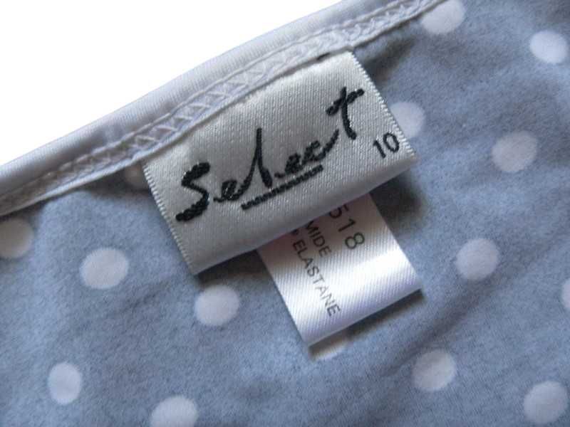 Strój kostium kąpielowy bikini groszki Select 38,M