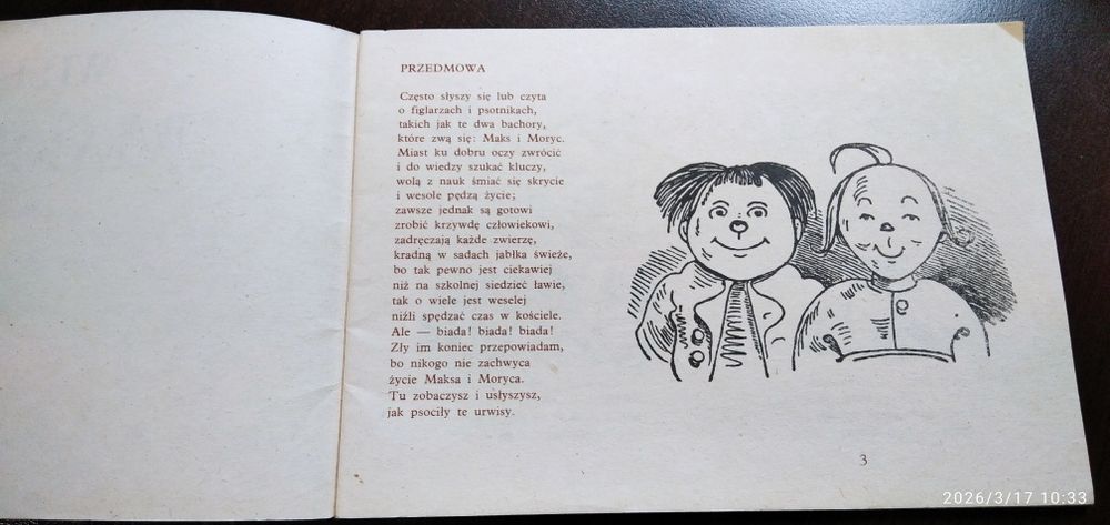 Komiks Maks i Moryc Wilhelm Busch