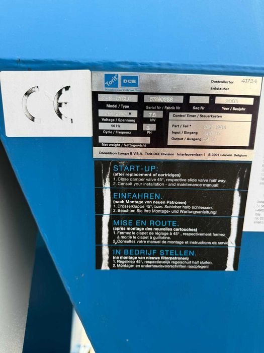 Odciąg pyłu, wyciąg dymu spawalniczego Donaldson Torit