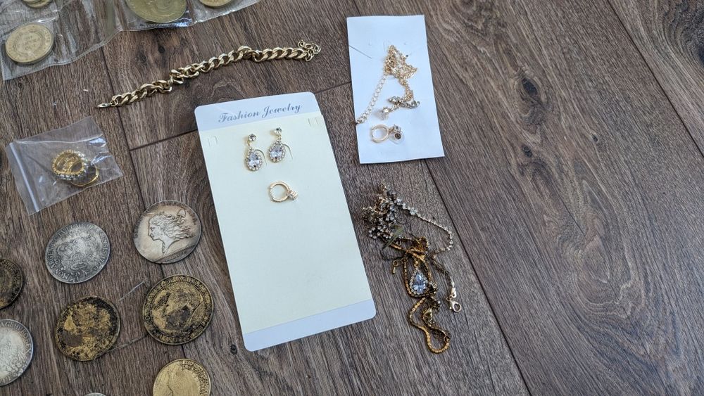 Złote monety wykopki