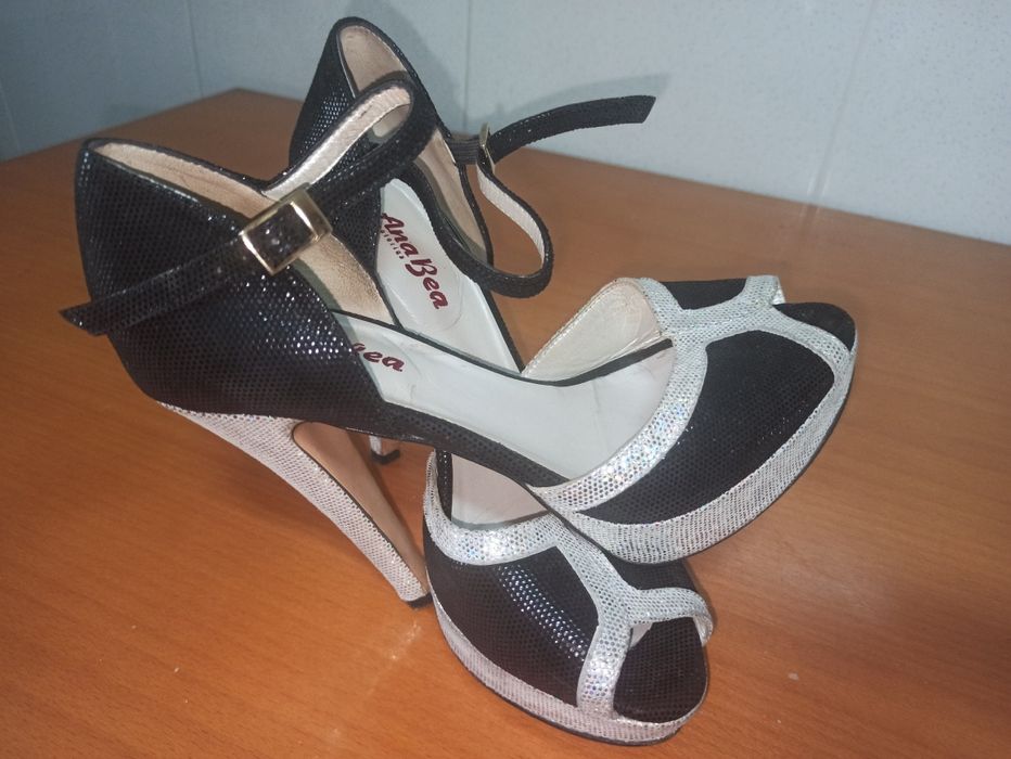 Sandálias de salto Ana Bea t.38 usadas 1x
