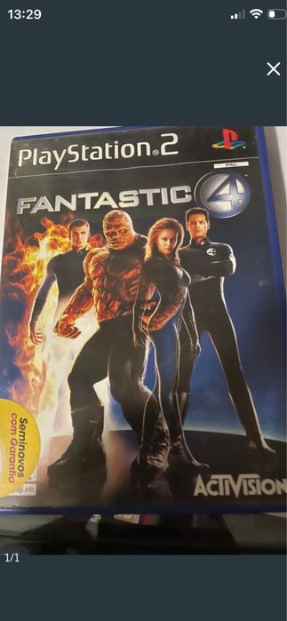 Caixa jogo Ps2 Fantastic 4